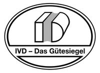 IVD-Gütesiegel auf hellem Hintergrund